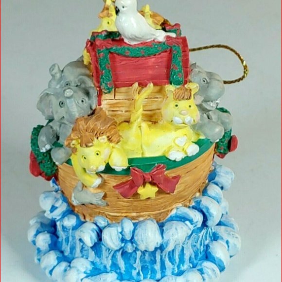 Christmas Ornament 1996 Noah's Ark San Francisco Music Box Company - Picture 1 of 5